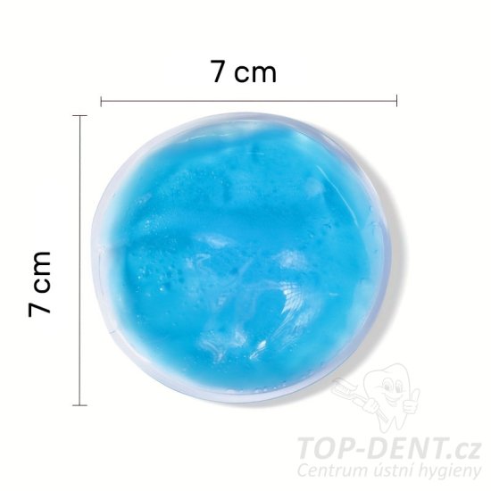 Chladivé/hřejivé polštářky kulaté, 2 ks (modré)