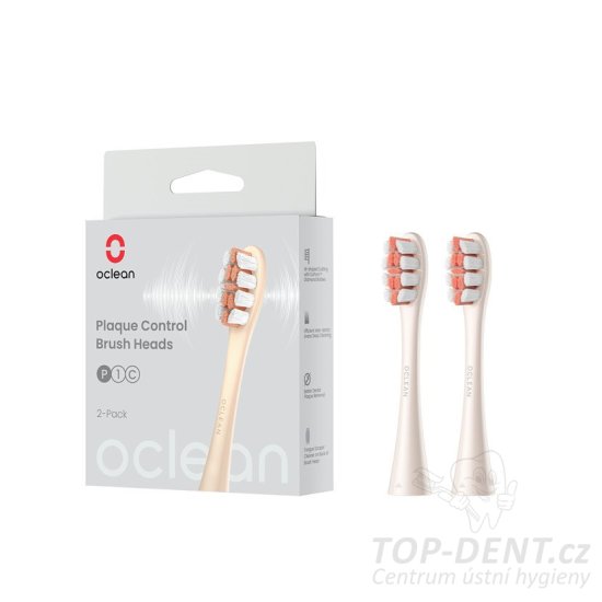 Oclean Plaque Control náhradní hlavice Medium (zlatá), 2ks