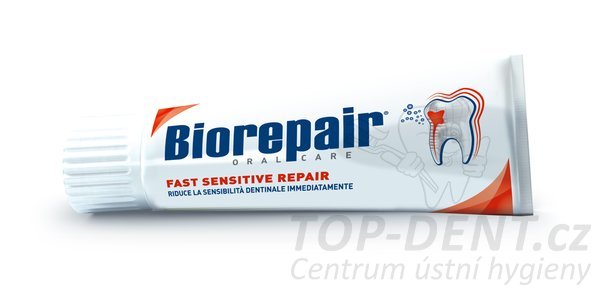 Biorepair Fast Sensitive Repair zubní pasta, 75 ml