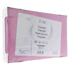 PURE papírové podložky na tácky (růžové), 250ks