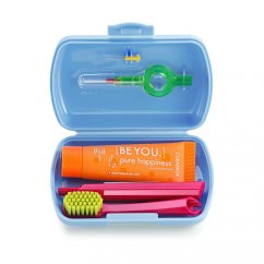 Curaprox Travel set modrý