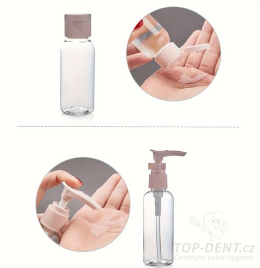 Cestovní sada lahviček, 11 ks