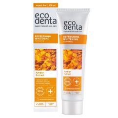 ECODENTA Refreshing Whitening zubná pasta s extraktom z jantáru, 100ml