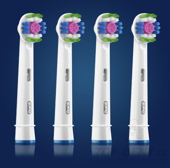 Oral-B 3D White CleanMaximiser EB 18pRB-4 náhradní kartáčky, 4ks