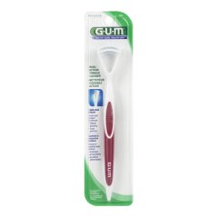 GUM Dual Action škrabka na jazyk s kartáčkem