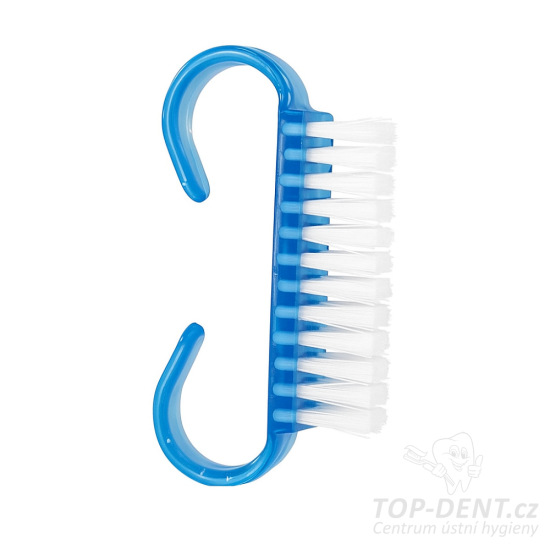 Kartáček malý na nehty modrý, 1 ks