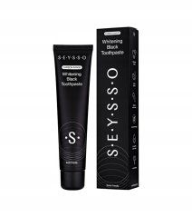 SEYSSO Carbon bieliaca zubná pasta s čiernym uhlím a hydroxyapatitom (mint), 75ml