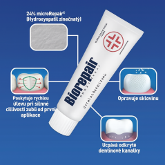 BioRepair Plus Sensitive na citlivé zuby na citlivé zuby, 75 ml