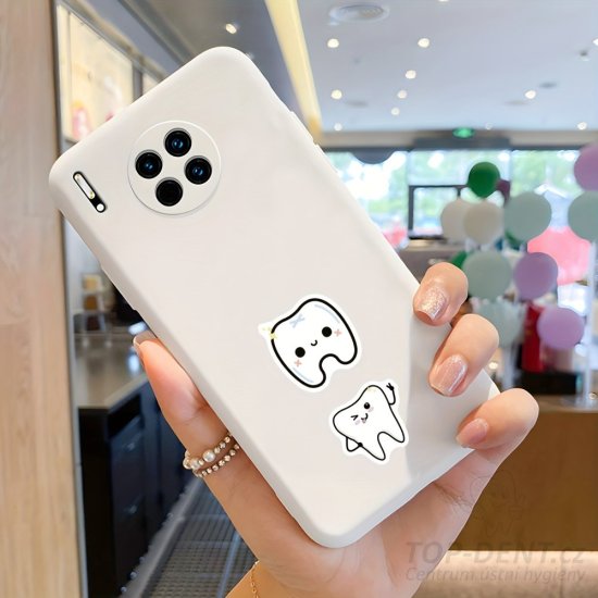 Veselé samolepky se zoubky, 500 ks (motiv 2)