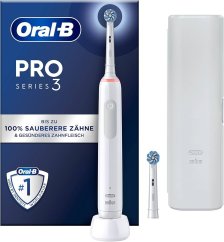 Oral-B PRO 3 3500 Sensitive White elektrický kartáček s pouzdrem + extra hlavice