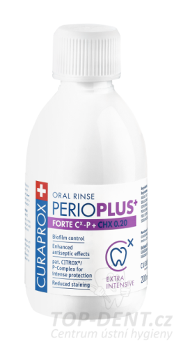 Curaprox Perio Plus+ Forte ústní voda (0,20% CHX), 200ml