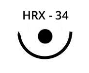 Sterilné chirurgické ihly HRX-34, 48 ks