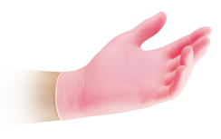 Cranberry Cerise Nitrile vyšetřovací nitrilové rukavice S (6-7) růžové, 200ks