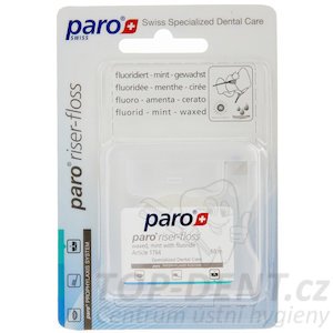 PARO Riser-Floss expandujúca zubnú niť (mint + fluoridy), 50m