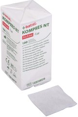 Batist Kompres NT netkaná textilie 5x5 cm (nesterilní), 100ks
