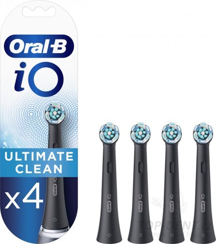 Oral-B iO Ultimate Clean Black náhradná hlavica, 4ks