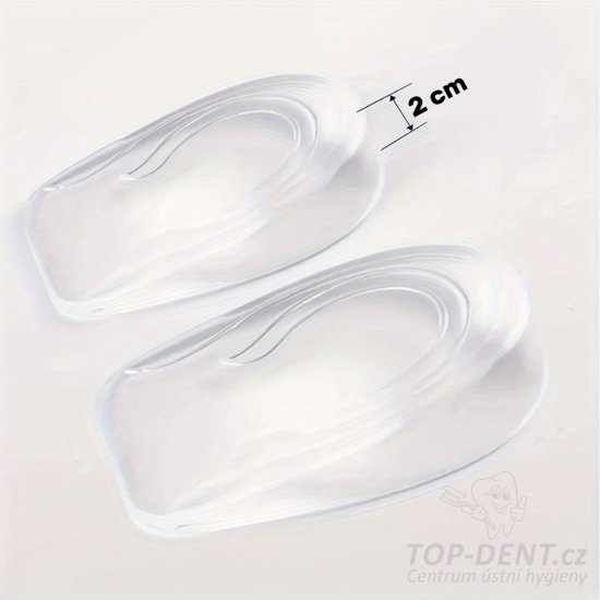 Gelové podpatěnky 2 cm (transparent), 2 ks