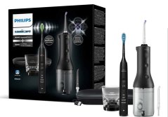 Philips Sonicare 9000 DiamondClean White + Power Flosser Black HX3886/43