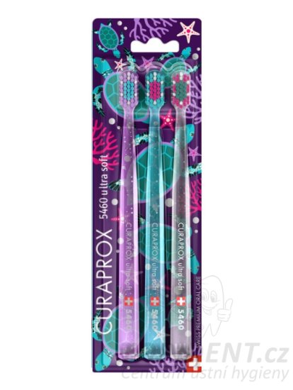 Curaprox Ultra Soft CS 5460 SUMMER Turtle, 3ks