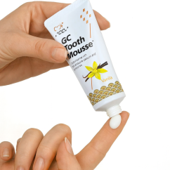 GC Mousse dentální krém s vápníkem Vanilka, 40g