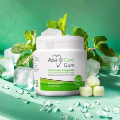 ApaCare Gum Anti-Caries žvýkačky s vápníkem a xylitolem, 45ks