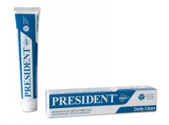 PresiDENT Daily Clean zubní pasta na rovnátka a implantáty, 75 ml