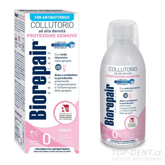 Biorepair Gum Protection ústní voda pro ochranu dásní, 500ml