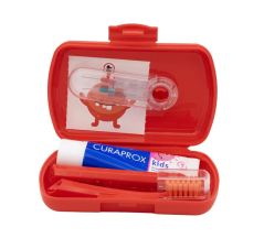 Curaprox Travel Set KIDS červený