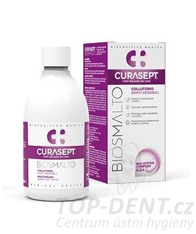 Curasept Biosmalto Sensitive ústní voda na citlivé zuby, 300 ml