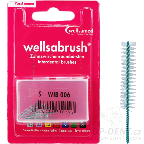Wellsabrush S mezizubní kartáčky 0,7mm, 10ks