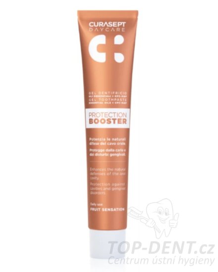 Curasept Daycare Booster Fruit Sensation zubní pasta, 75ml