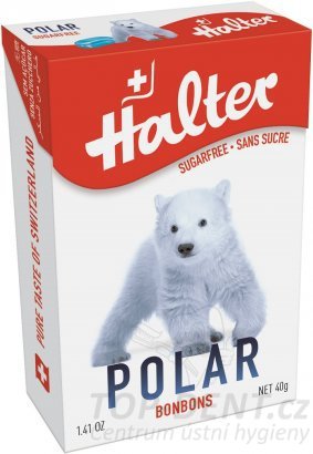 HALTER Polar Bear bonbony bez cukru, 40 g