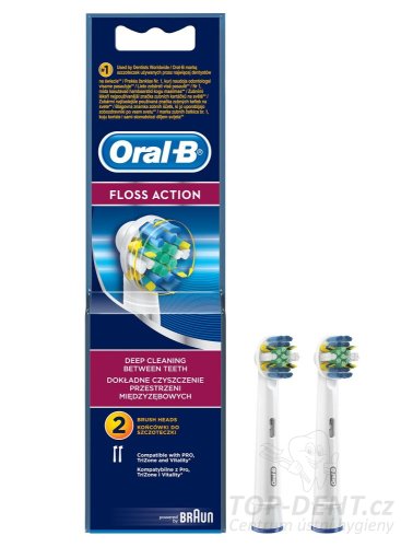 Oral-B FlossAction EB 25-2 náhradní kartáčky, 2ks