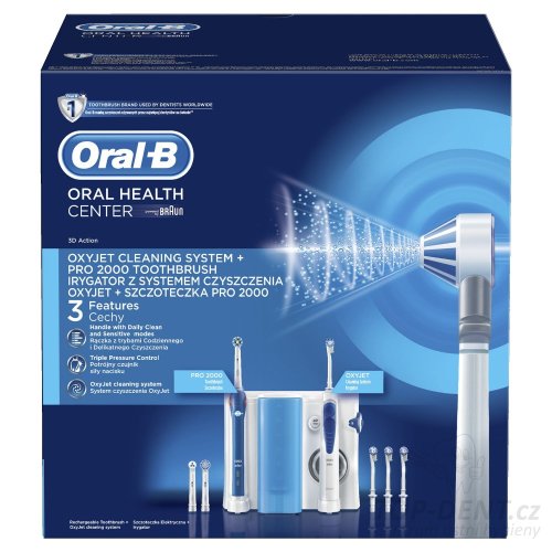 Oral-B Oxyjet + PRO 2000 ústní centrum