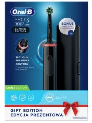 Oral-B PRO 3 3500 Cross Action Black edition elektrický kartáček