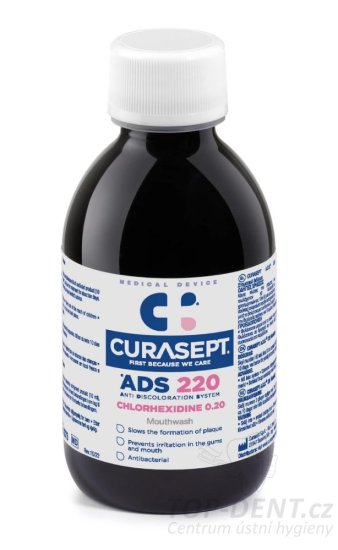 Curasept ADS 220 ústní voda (0,20% CHX), 200ml
