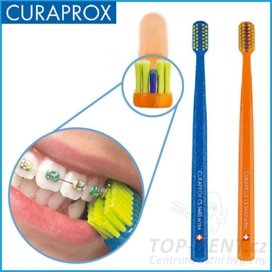 Curaprox CS 5460 Ortho ultrasoft zubní kartáček BOX, 36ks