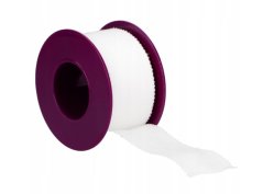 Fixační textilní náplast na cívce VitaHealth SENSIplast 2,5cmx5m (bílá)