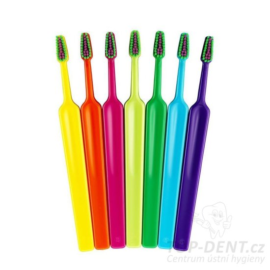 TePe Compact Colour X-SOFT zubní kartáček, žlutý (blistr)