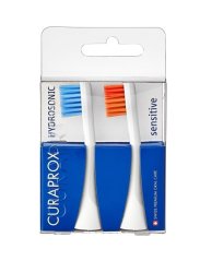Curaprox Hydrosonic PRO Sensitive náhradná hlavica (modrá/oranžová), 2 ks