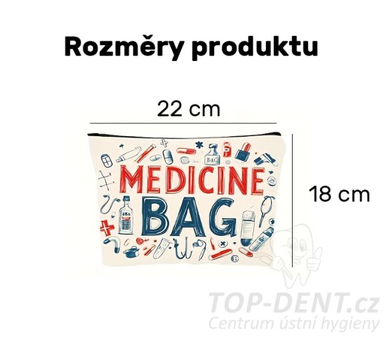 Taštička s motivem lékárnička, 1 ks