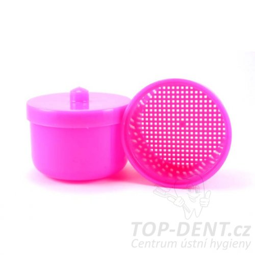Krabička na zubní náhrady - Barva: Růžová