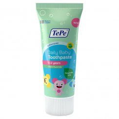 TePe Daily Baby zubná pasta pre batoľatá do 2 rokov (bez príchuti), 50 ml