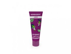Herbadent JUNIOR Bylinná zubní pasta SPEARMINT s fluoridy, 75 g