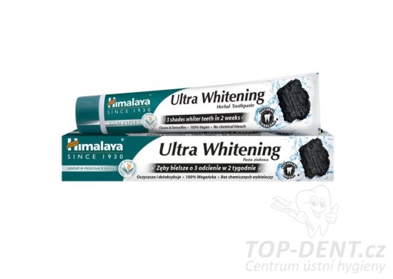 Himalaya Ultra Whitening zubní pasta s černým uhlím, 75ml