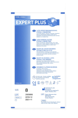 Unigloves OP Expert Plus latexové sterilní operační rukavice nepudrované L (vel.8), 1pár