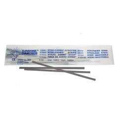 Sunshine Diamonds nerez sypané jednostranné brúsne pásky 4 x 0,1mm (medium), 12ks