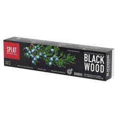 SPLAT Blackwood černá bělící zubní pasta s obsahem jalovce, 75ml