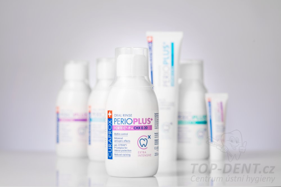 Curaprox Perio Plus+ Forte ústní voda (0,20% CHX), 200ml
