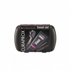 Curaprox Black is White Travel set (černý)